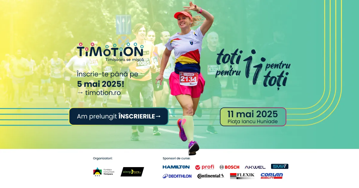 Am prelungit perioada de înscrieri la Timotion 11